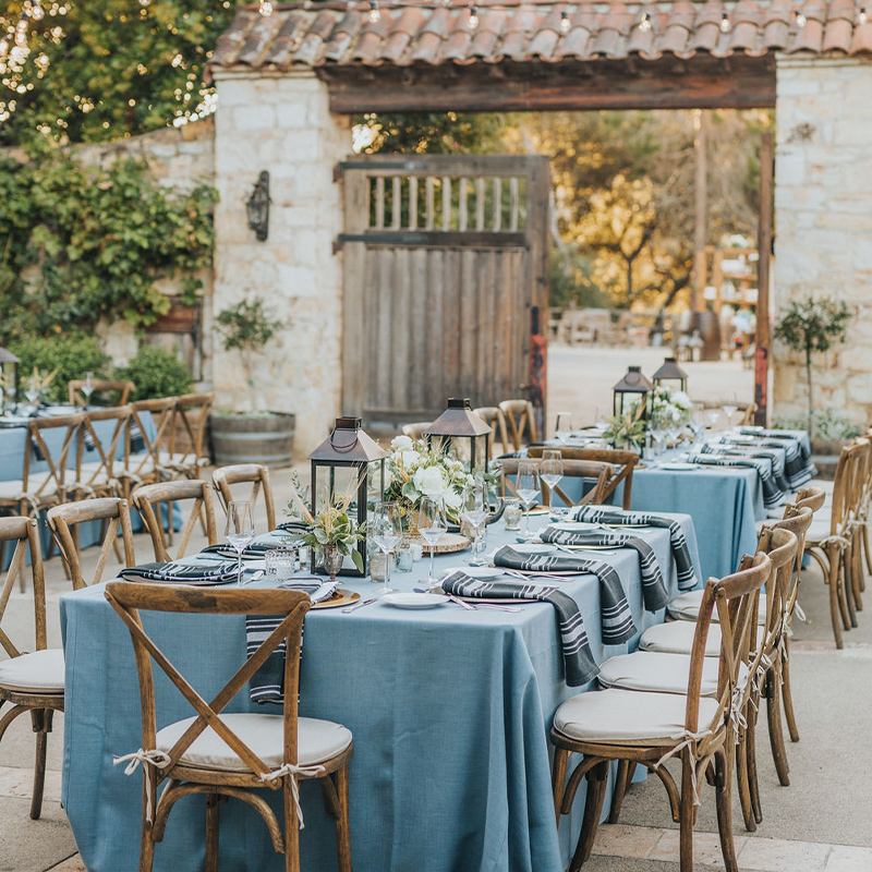 luxurious dining set up